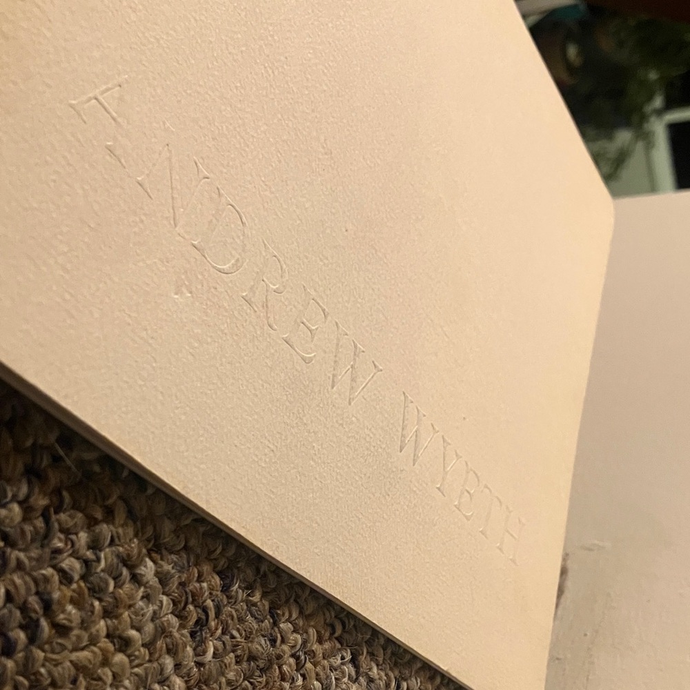 Andrew Wyeth rare 1977 Art emporium catalogue printed in LA